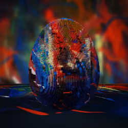 #228 - Voxel Eggs