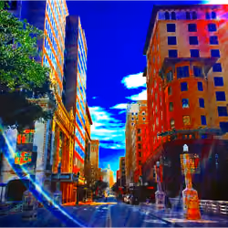 Neon Summer Streets #009