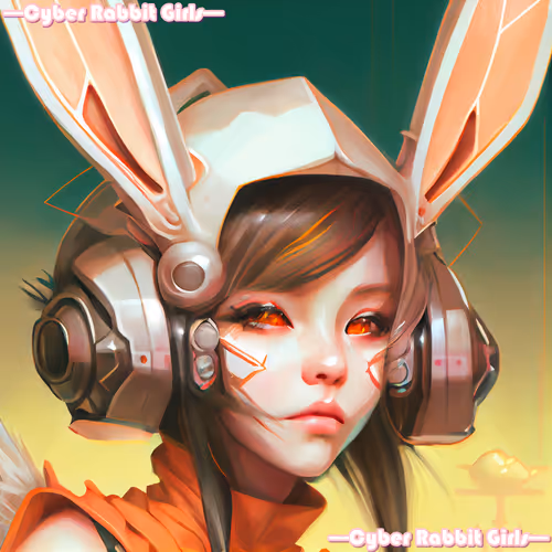 No.004 Cyber Rabbit Girls -Orange-