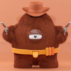 MONSTER BAD! #021 Brown x Cowboy