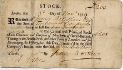 South Sea Company Stock