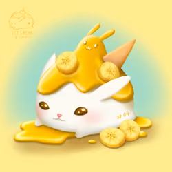 Banana Ice cream Bunny #4