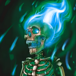 flamehead (4) Cryptskullyz #100