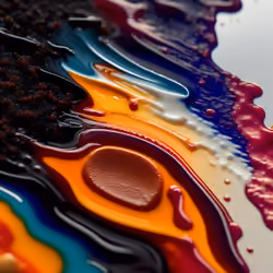 thick paint abstract art 