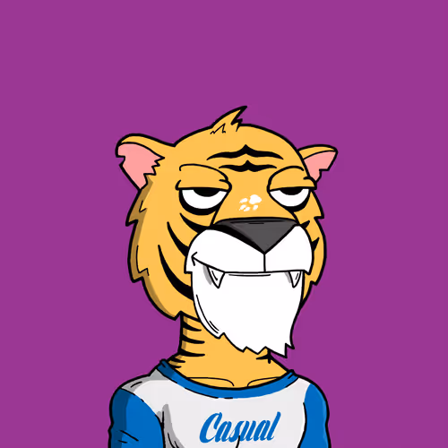 Grouchy Tiger Social Club #38