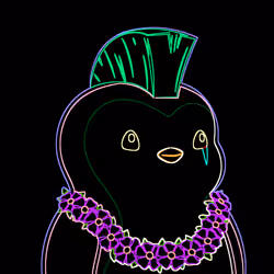 Neon Pudgy Penguin 221