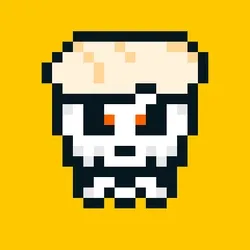 Kawaii SKULL #6733