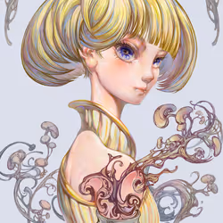 #0027 Button Shroom 양송이 쉬룸