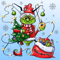 New Year with Mr. Green Ant #20
