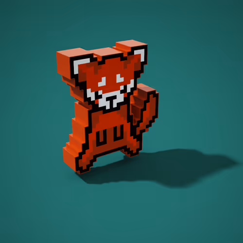 Red Panda #101 | Voxel