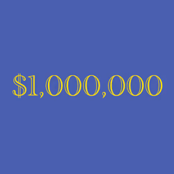 1,000,000 Dollars Blue