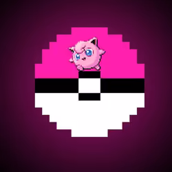 Jigglypuff Pixel Pokeball