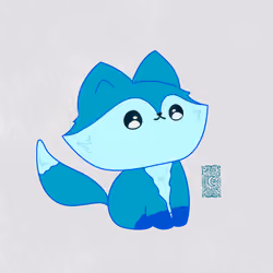 Turquoise Fox