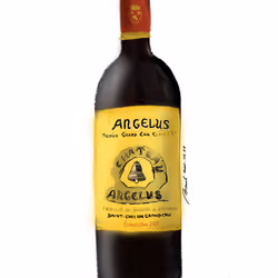 WineFiesta #1b - Wine Bottle Sketch of Chateau Angelus