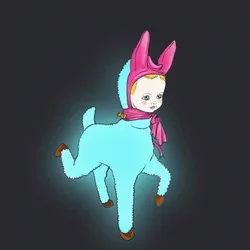 neon blue Pinata