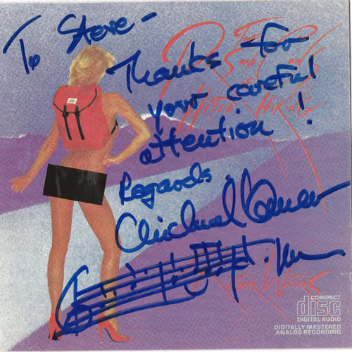Pros and Cons of Hitchhiking. Michael Kamen Autograph