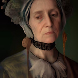 'The Old Bourgeois Woman #1' |Paolo Galleri|