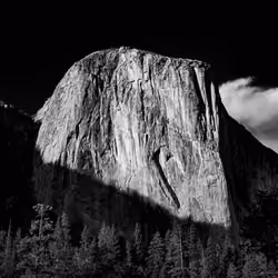 Portrait of El Capitan, Yosemite National Park, CA, USA