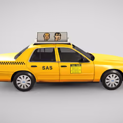 NYC Taxi - CryptoPunks #706 & #7725