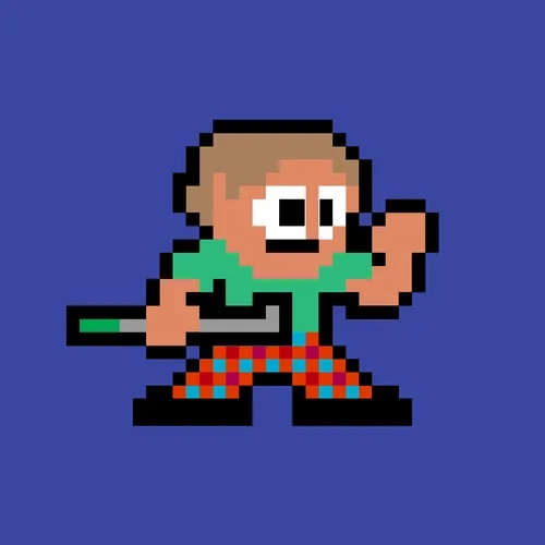 8bit Tee Time Golfer 019