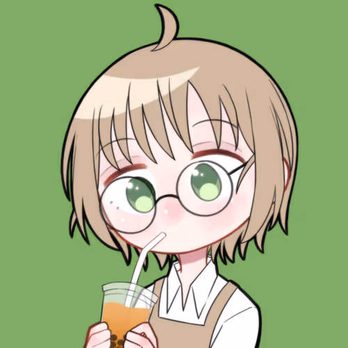 Cute Glasses Girl Chibi