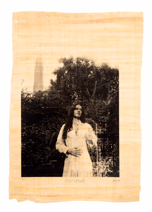 Justin Aversano - The Hierophant - Physical Tarot Scroll - 3/3