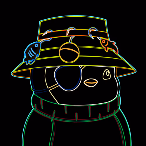 Neon Pudgy Penguins