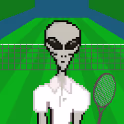 Pixi Alien #09 - Tennis Pixi Alien