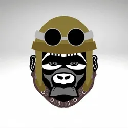Vibrant Rider Gorilla Head