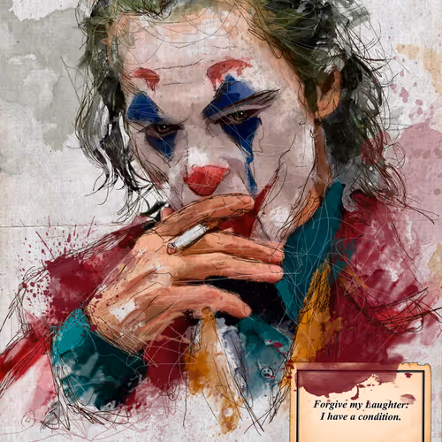 Forgive my laughter: I have a condition. JOKER 🃏