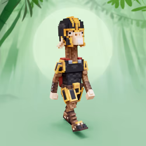 Boss Llama Voxels