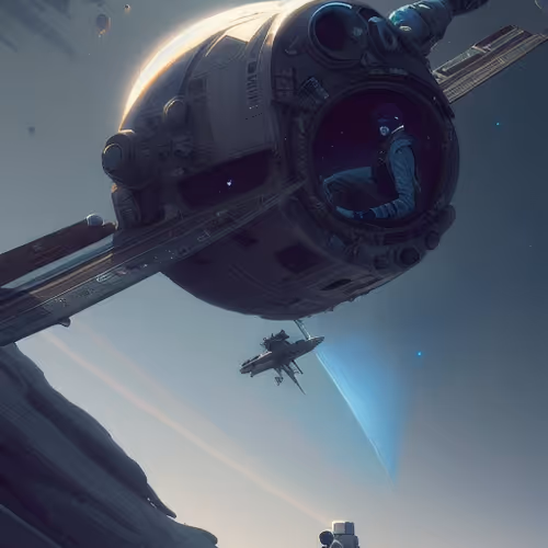 Ai Humans X Aliens in Space by Wozart