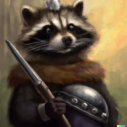Viking Raccoon