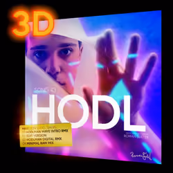 3D LOOP MP4: OFFICIAL MAXI CD ALBUM COVER COLLECTION "SONG 43 HODL"