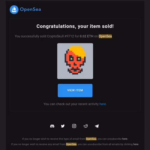 Regreting Sold Cryptoskull 2019 Giveaway