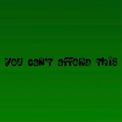 You can't afford this - gas