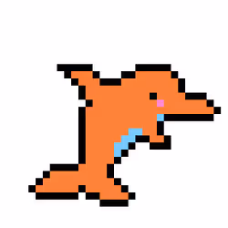 Pixel Dolphin #96
