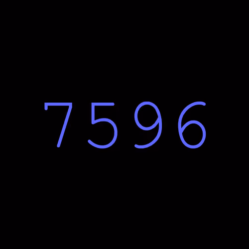 7596