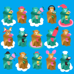 Monkey pattern
