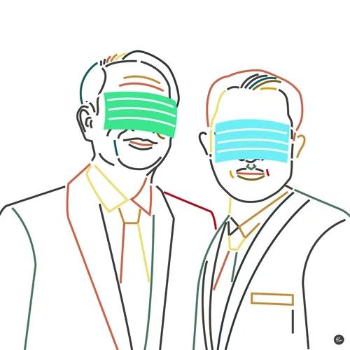 Two men and Surgical Eyewere