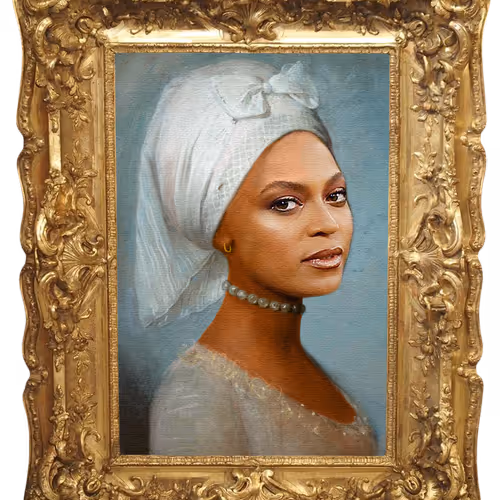 Portrait of a young Queen Beyonce'. 1 of 1
