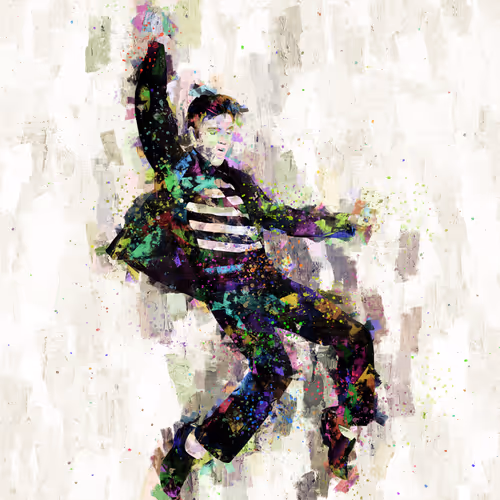 Abstract Art #42 - Elvis Presley