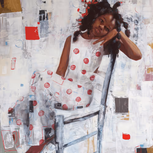 Young Girl As Harlequin  1/1