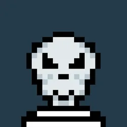 Kawaii SKULL #7533