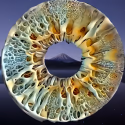 Mountainous Starry Sky-eye