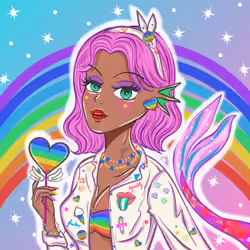 005 Pride mermaid