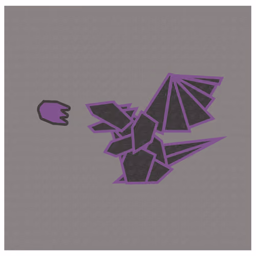 Origami Baby Dragon #004