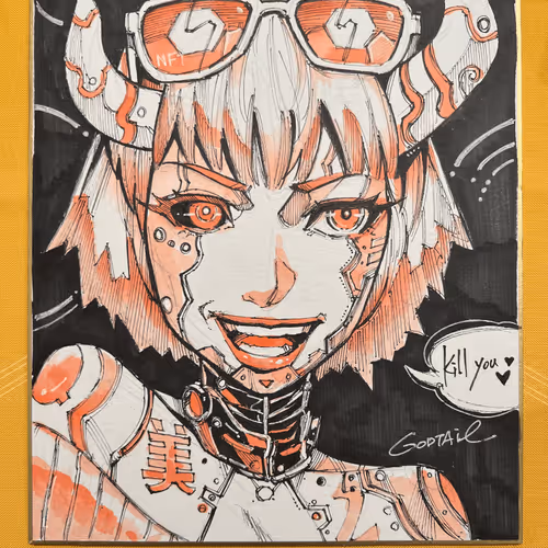 THE FACEART OF GODTAIL