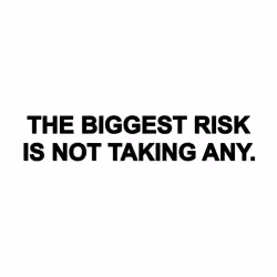 THE BIGGEST RISK #16