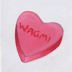 WAGMI Conversation Heart